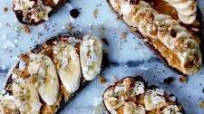 Gourmet Peanut Butter and Banana Toast