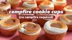 Grace Elkus Bianconi | 🔥4-ingredient campfire cookie cups ...