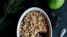 Grain-free Gingerbread Crumble with Blackberry & Apple