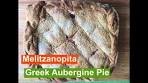 Greek Aubergine Pie - Melitzanopita