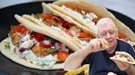GREEK CHICKEN Gyros with Homemade Tzatziki Sauce ...
