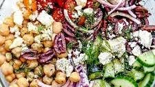 Greek Chickpea Salad Recipe