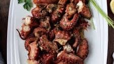 Greek grilled octopus