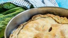 Greek Lamb & Greens Pie with Homemade Phyllo