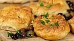 Greek Olive & Feta Phyllo Spirals: Eliopites
