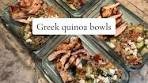 Greek Quinoa Bowls: Healthy Meal Prep Recipe
