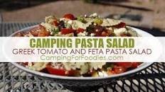 Greek Tomato And Feta Camping Pasta Salad Recipe
