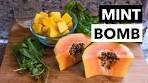 Green Smoothie Recipe 17: Learn How-to Mint Bomb a ...