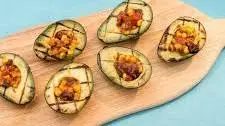 Grilled Avocado with Salsa
