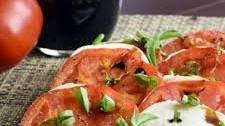 Grilled Caprese Salad: Tomato, Mozzarella, and Basil Salad