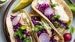 Grilled Fish Tacos with Creamy Avocado-Cilantro Sauce - aka ...