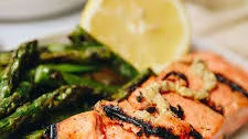 Grilled Honey Mustard Salmon