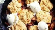 Grilled Peach Cobbler