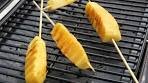 Grilled Pineapple with Honey Yogurt Dip Recipe - Laura Vitale ...