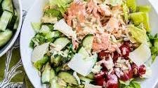 Grilled Salmon Caesar Salad