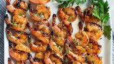 Grilled Shrimp {with Honey Garlic Marinade}