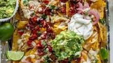 Grilled Smoky Chicken Nachos with Chipotle Ranch