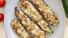 Grilled Stuffed Zucchini