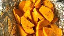 Grilled Sweet Potatoes in Foil
