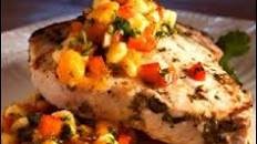Grilled Swordfish with Mango Salsa