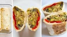 Grilled Veggie Hummus Wraps