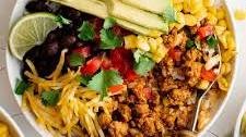 Ground Turkey Burrito Bowl