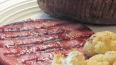 Ham Steak With Brown Sugar and Lime Glaze