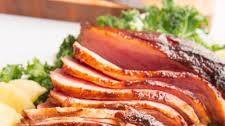 Ham with Spiced Brown Sugar Pineapple Glaze
