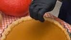 Hand Print Pumpkin Pie! Fall fun baked into every slice