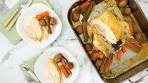 Herb-Roasted Chicken and Vegetables- Martha Stewart