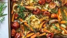 Herb Roasted Chicken and Vegetables Sheet Pan Meal