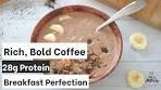 High-Protein Coffee Smoothie Bowl – Breakfast Just Got Better