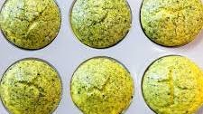 High protein pesto egg muffins