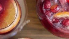 Holiday Sparkling Sangria Punch