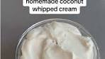 Homemade Coconut Whipped Cream Recipe