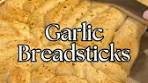 Homemade Garlic Breadsticks Recipe | Easy Baking