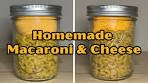 Homemade Macaroni & Cheese in a Jar: Regular & Deluxe!!
