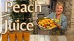 Homemade PEACH JUICE ~ succo di pesca fatto in casa