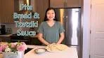 Homemade Pita Bread and Tzatziki Sauce