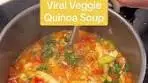 Homemade Quinoa Veggie Soup Recipe