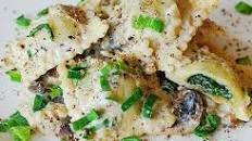 Homemade Ravioli with Goat Cheese and Spinach Filling