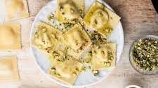 Homemade Ricotta Ravioli With Lemon Butter Sauce