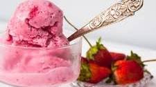 Homemade Strawberry Ice Cream with Condensed Milk