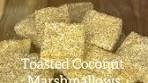 Homemade Toasted Coconut Marshmallows Recipe