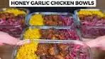 Honey Garlic Chicken Rice Bowls Absolutely phenomenal ...