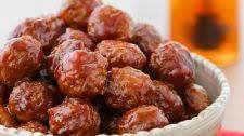 Honey Garlic Glazed Meatballs