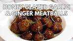 Honey Glazed Garlic & Ginger Meatballs | Can Be Served As ...