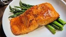 Honey Glazed Salmon with Asparagus