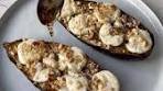 honey goat cheese roasted aubergine 😍 #goatcheese ...