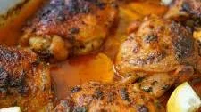 Honey Lemon Garlic Chicken Thighs
